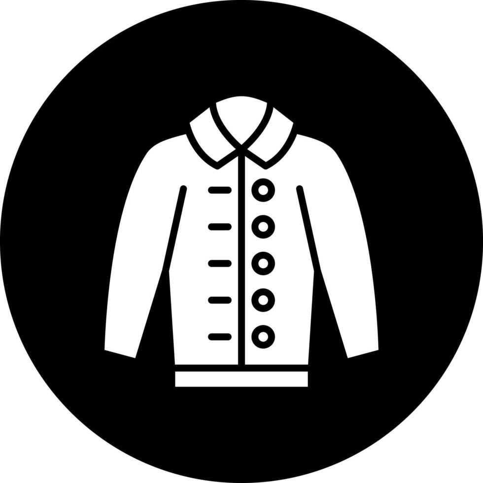 chaqueta vector icono estilo