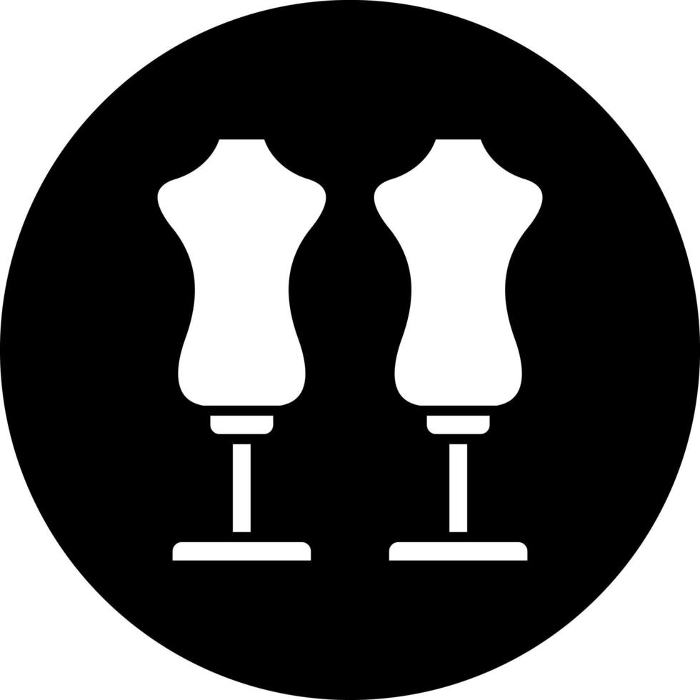 Mannequin Vector Icon Style
