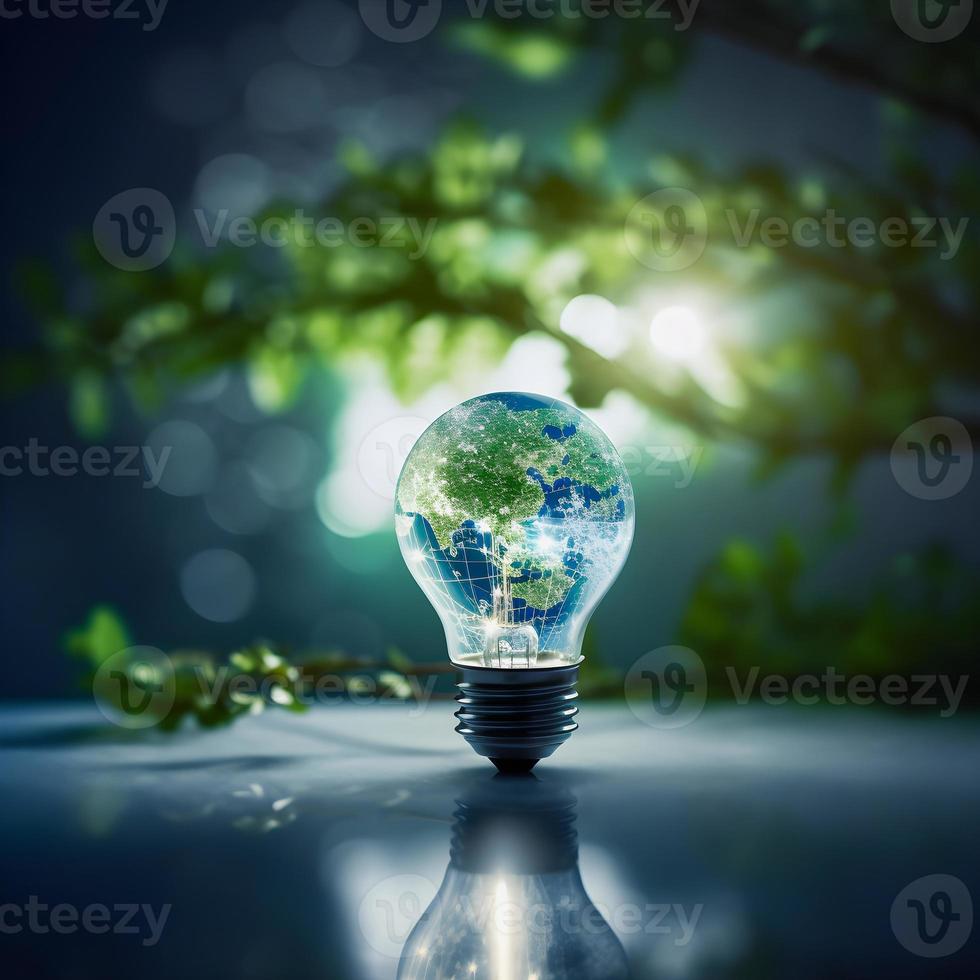Greening for a Sustainable Future Reducing CO2 Emissions through Renewable Energy for a Healthier Ecology and a Cooler Planet on Earth Day photo