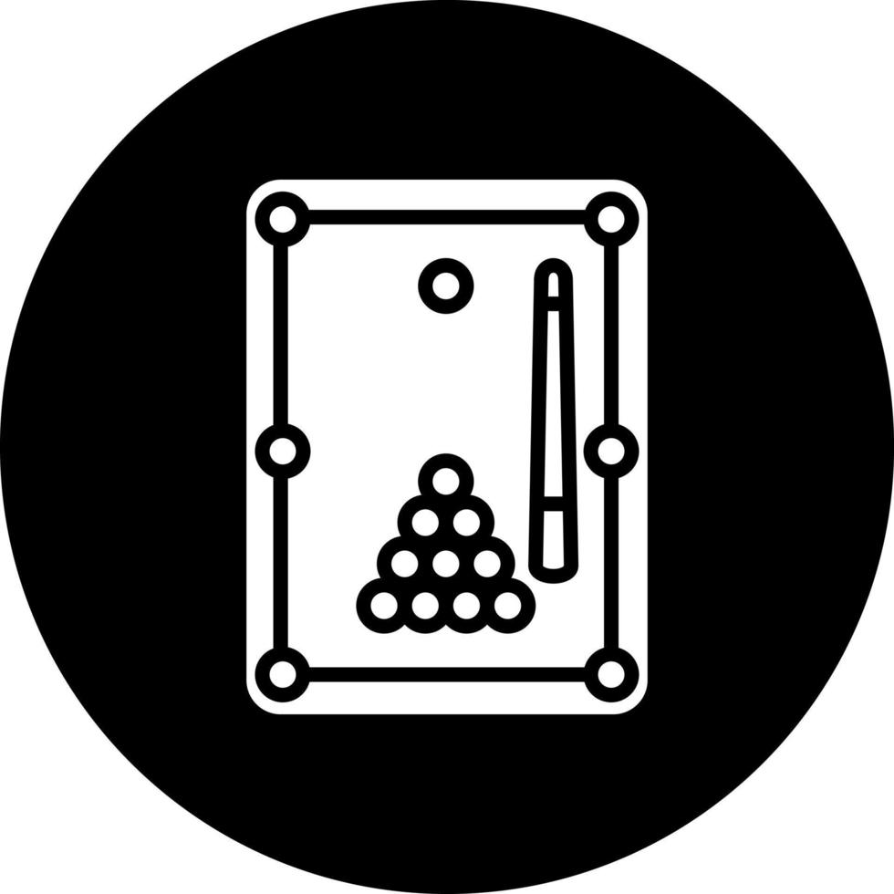 Billiards Vector Icon Style