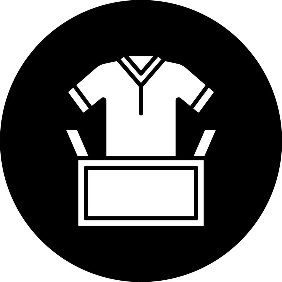 ropa donación vector icono estilo