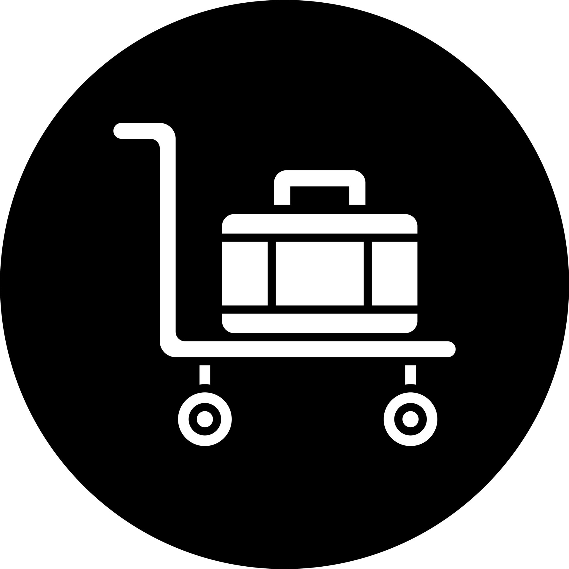 Luggage Cart Vector Icon Style 22618464 Vector Art at Vecteezy