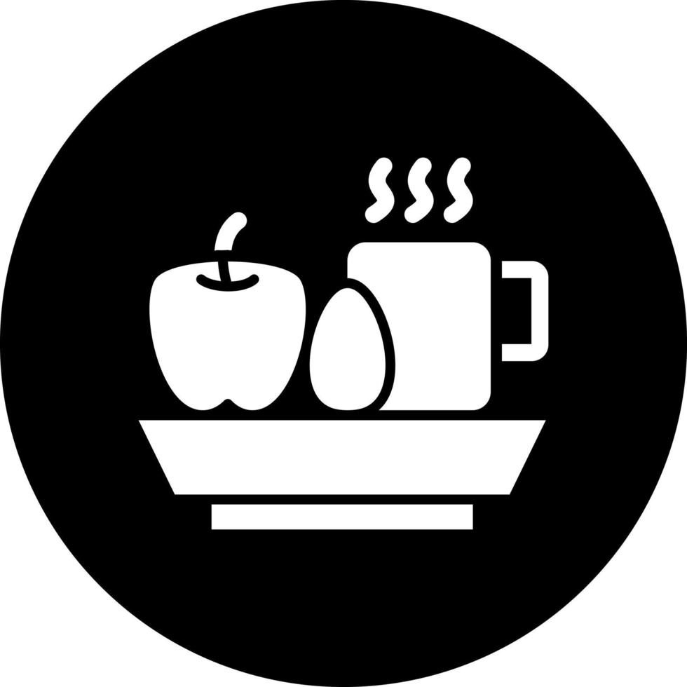 desayuno vector icono estilo