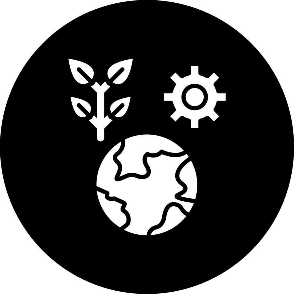 Ecosystem Planning Vector Icon Style