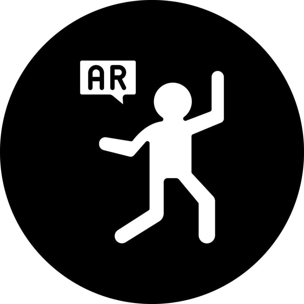 Ar Dancing Vector Icon Style