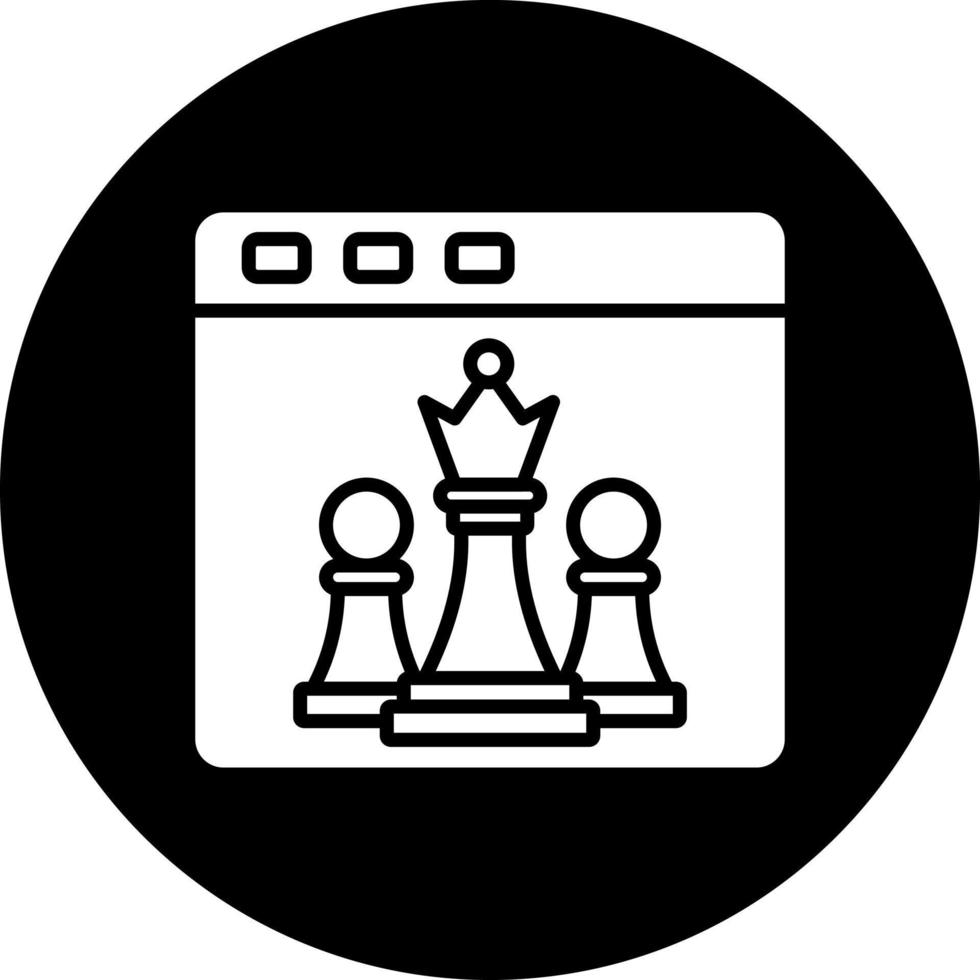 Chess Game Vector Icon Style