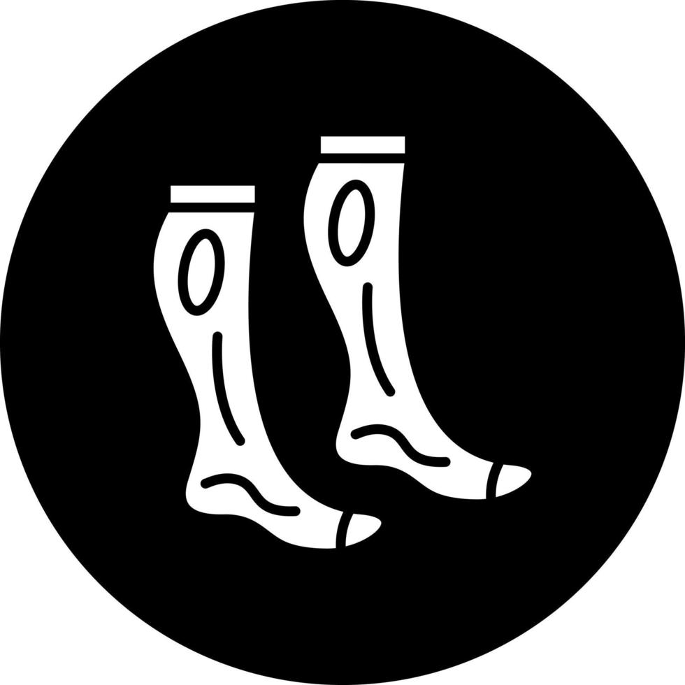 calcetines vector icono estilo