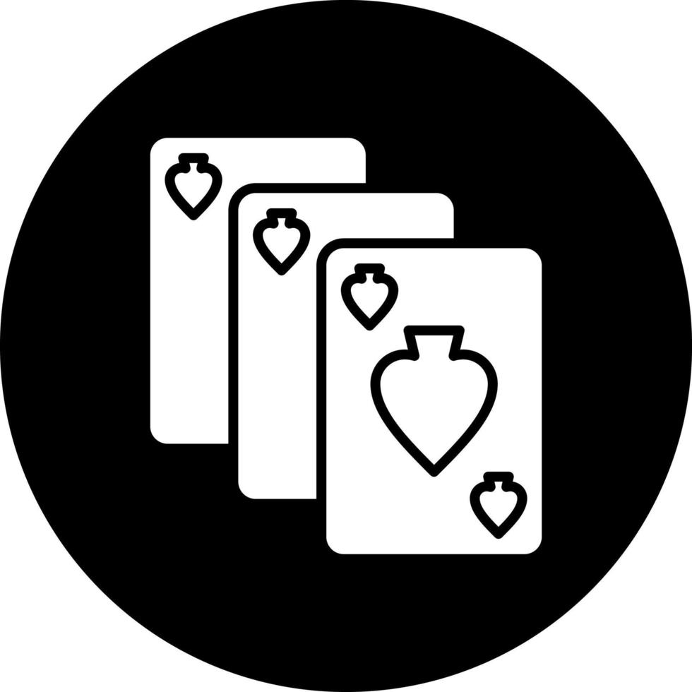 Playing Cards Vector Icon Style