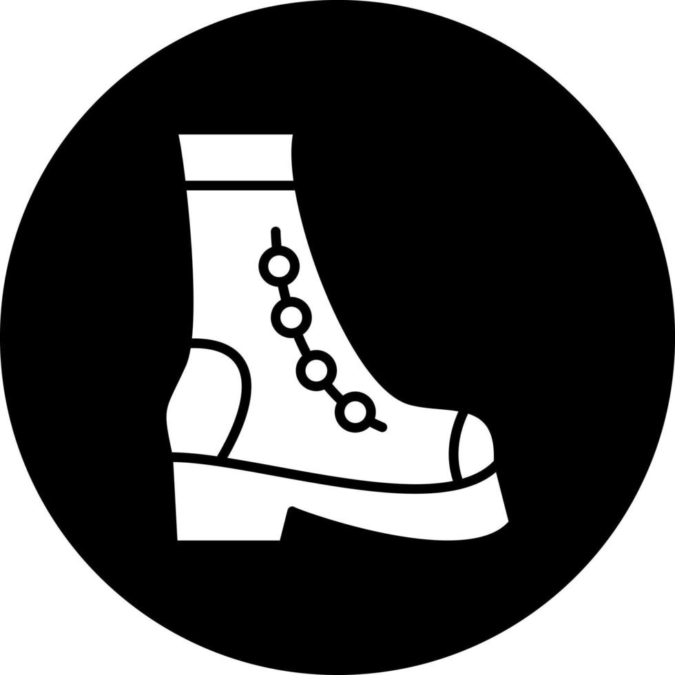 otoño botas vector icono estilo