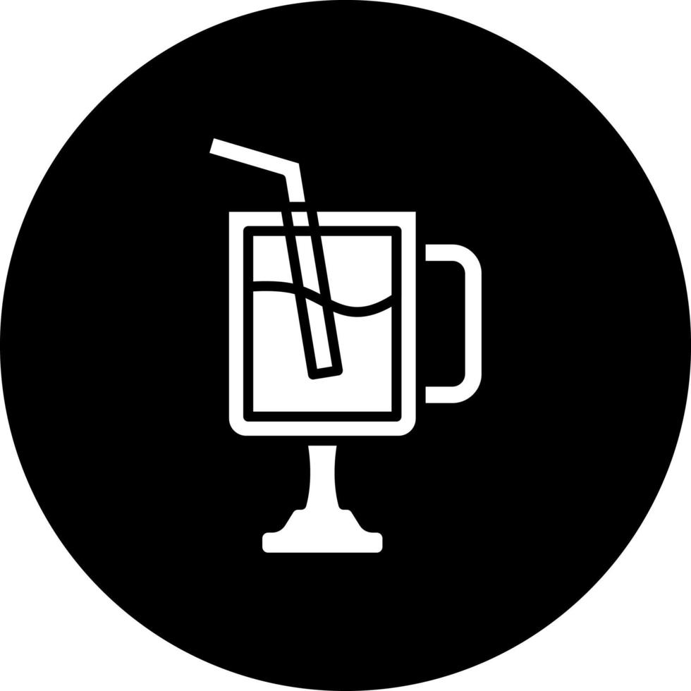 bebida vaso vector icono estilo