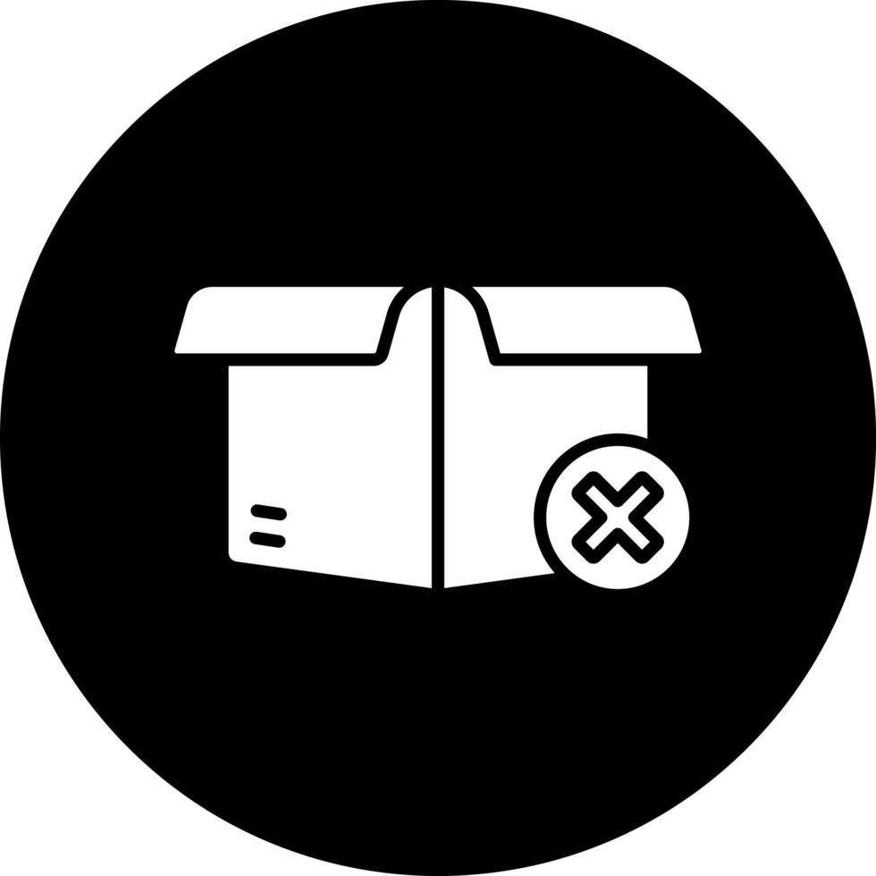 Failed Delivery Vector Icon Style