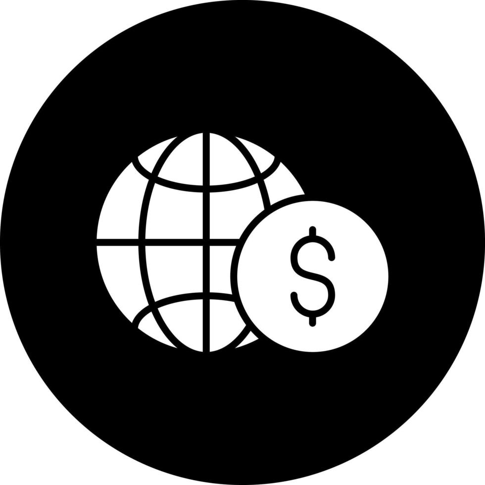 global vector icono estilo