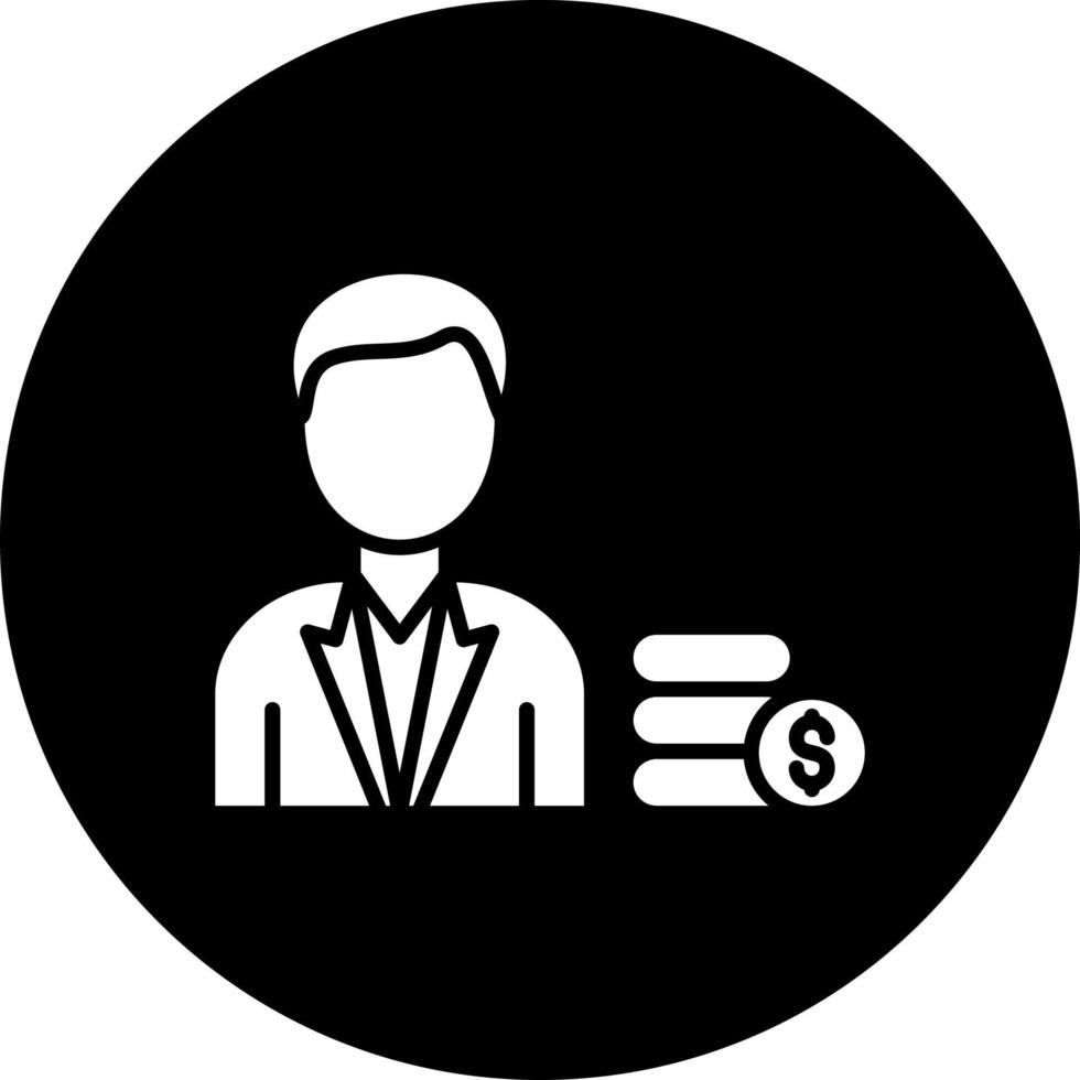 Broker Dealer Vector Icon Style