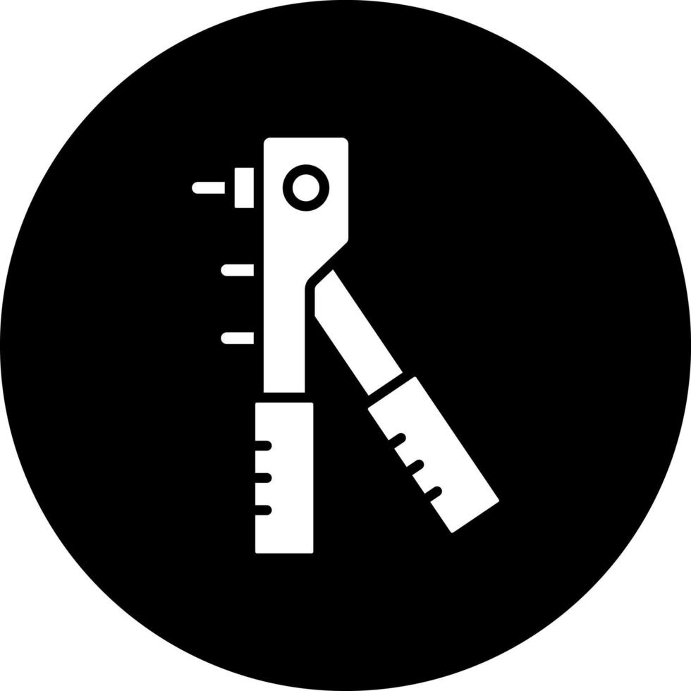 Rivet Gun Vector Icon Style