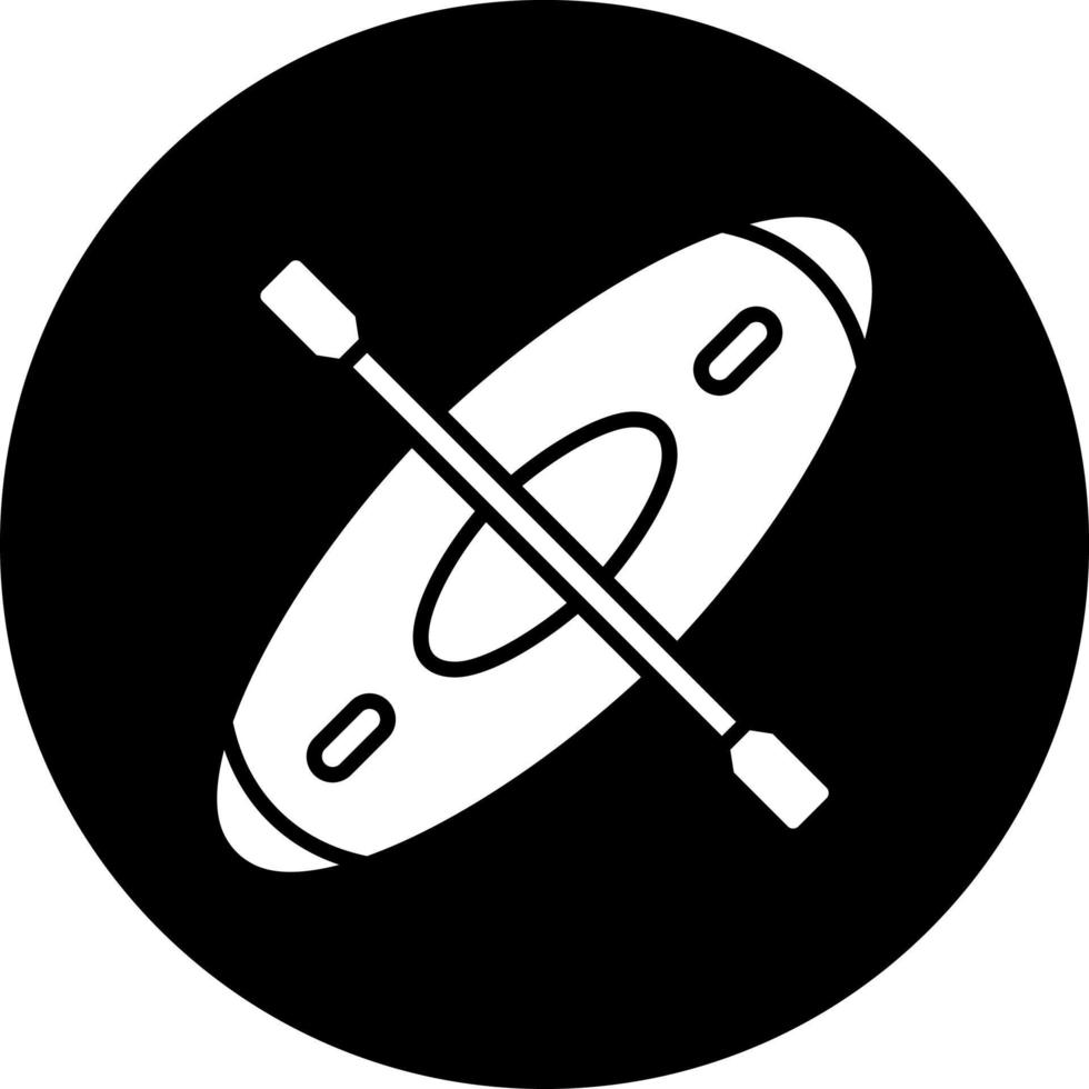 Canoeing Vector Icon Style