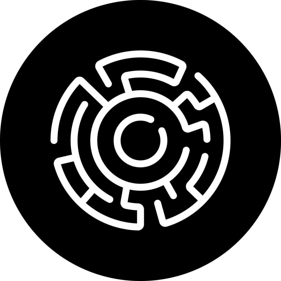 Hedge Maze Vector Icon Style