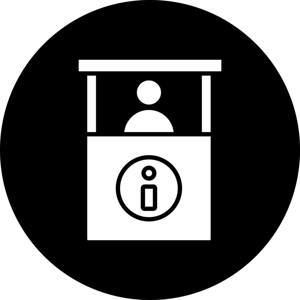 Information Kiosk Vector Icon Style