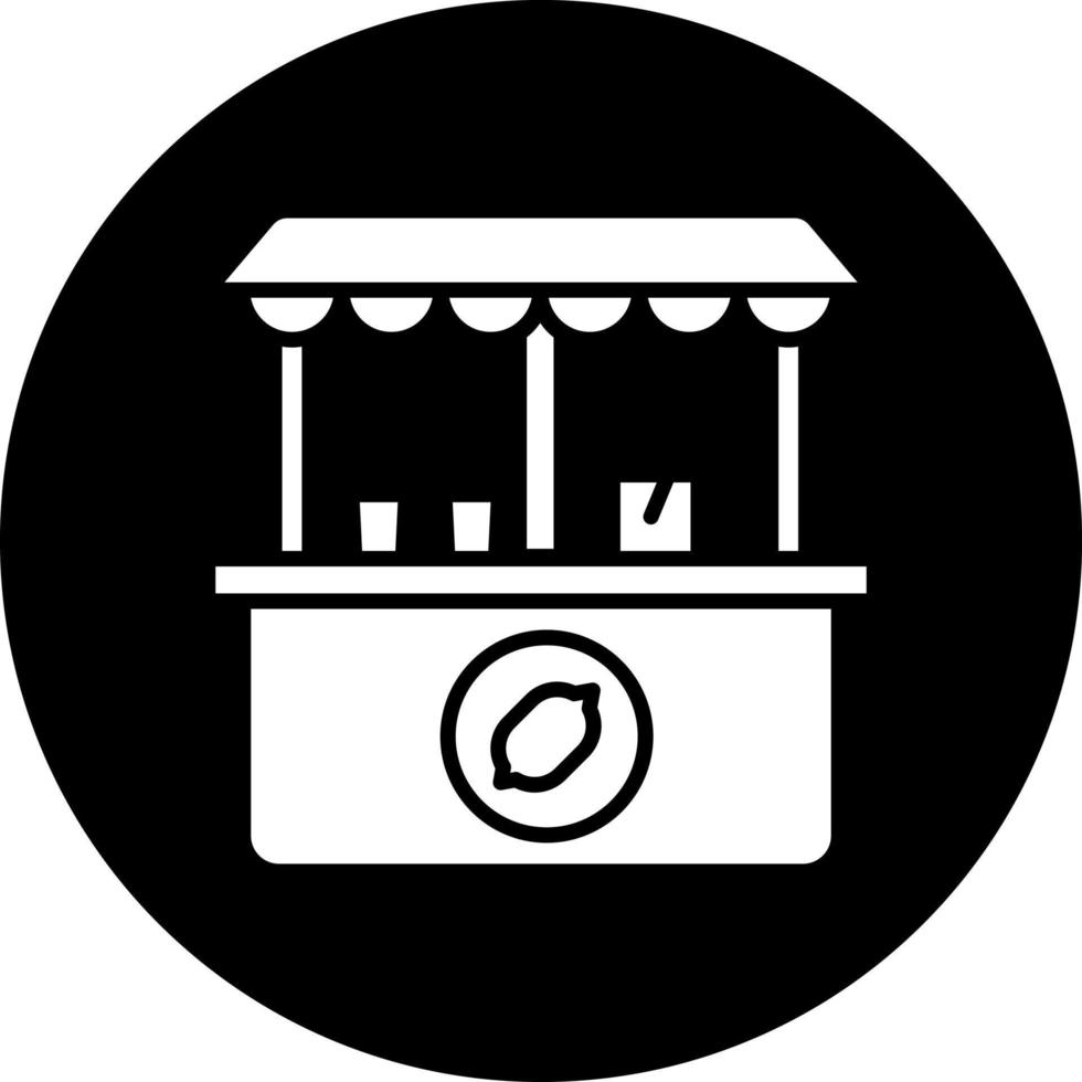 Lemonade Stall Vector Icon Style