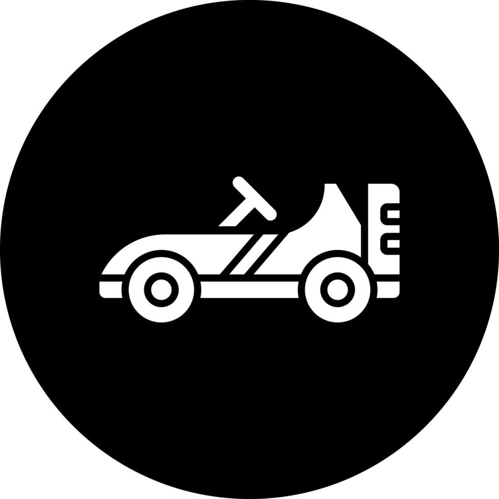 Go Kart Vector Icon Style