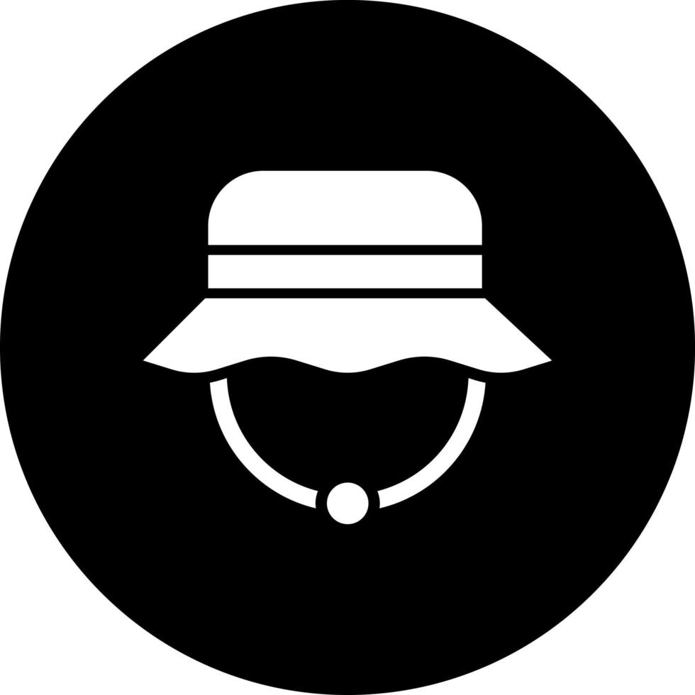 Fishing Hat Vector Icon Style