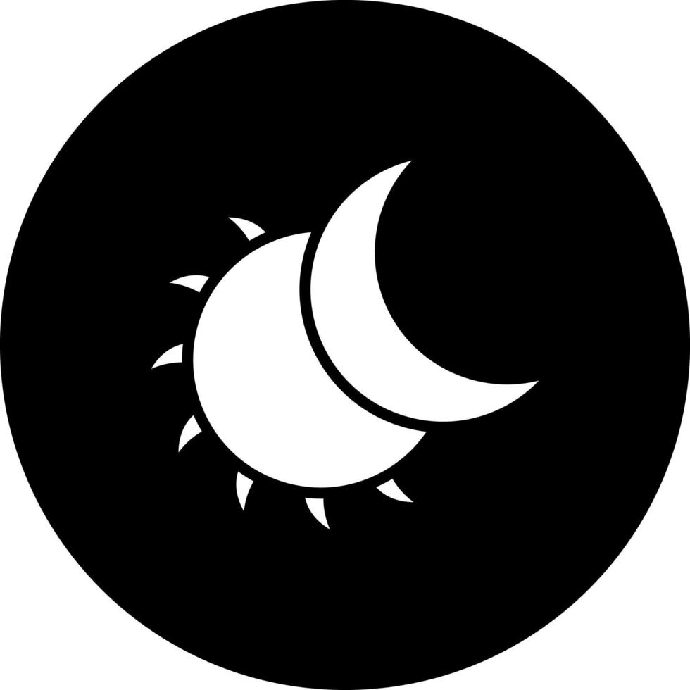 eclipse vector icono estilo