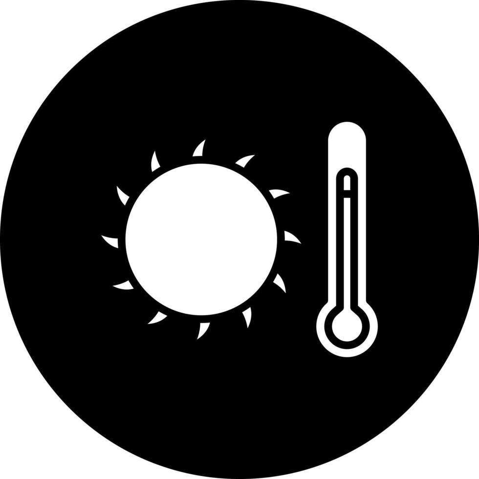 caliente vector icono estilo