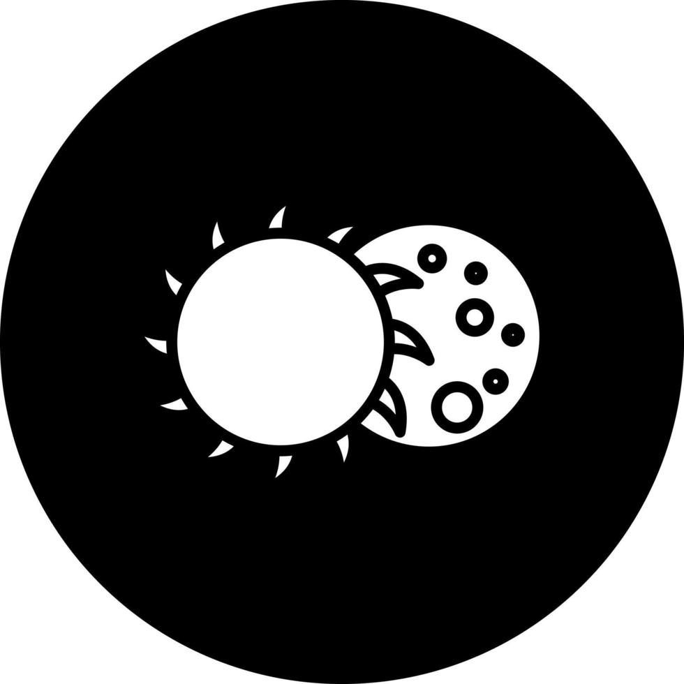 lunar vector icono estilo
