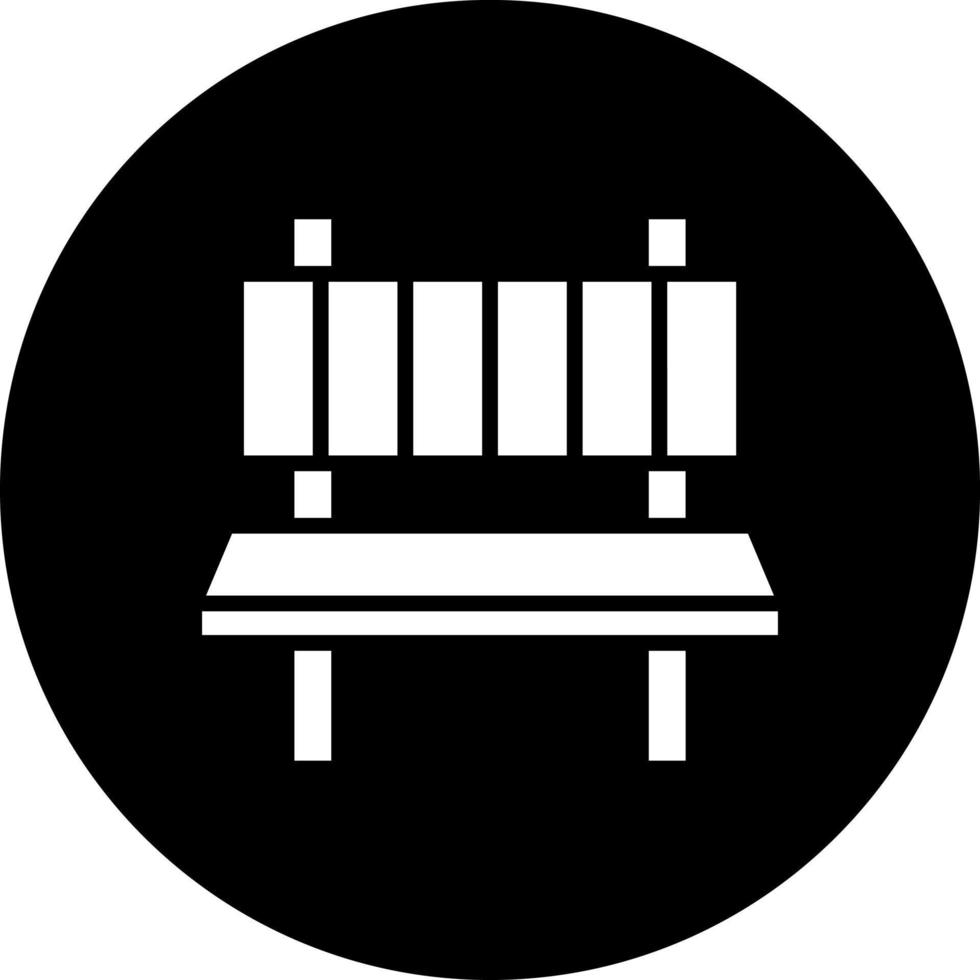 Bench Vector Icon Style