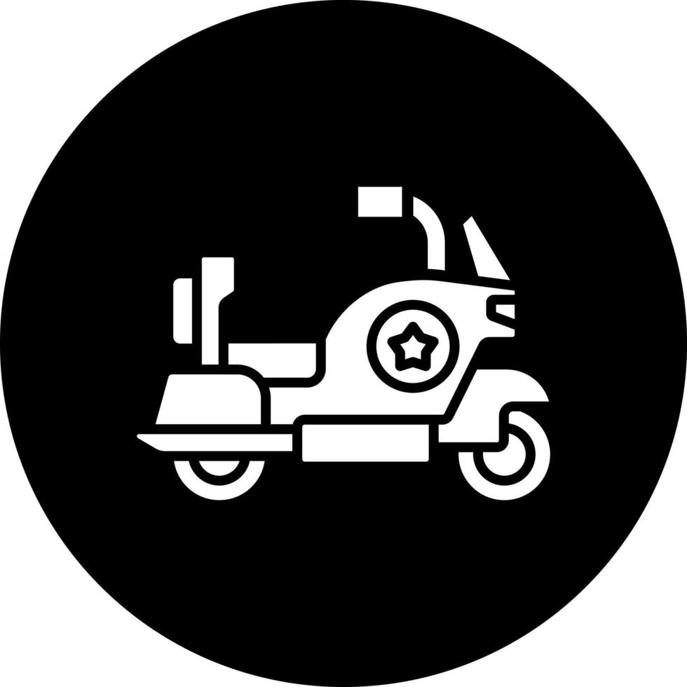 Motorbike Vector Icon Style