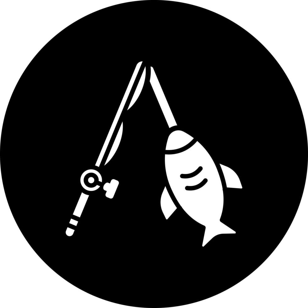 Big Game Fishing Vector Icon Style