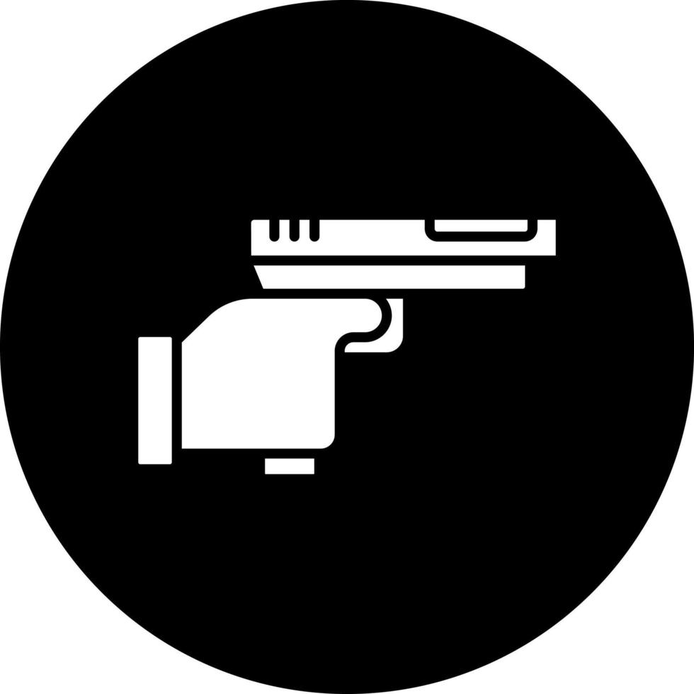 Police Shooting Vector Icon Style