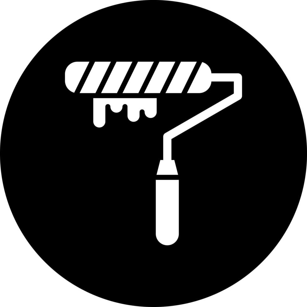 Paint Roller Vector Icon Style