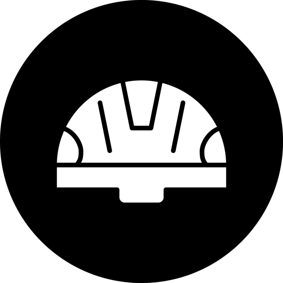 casco vector icono estilo