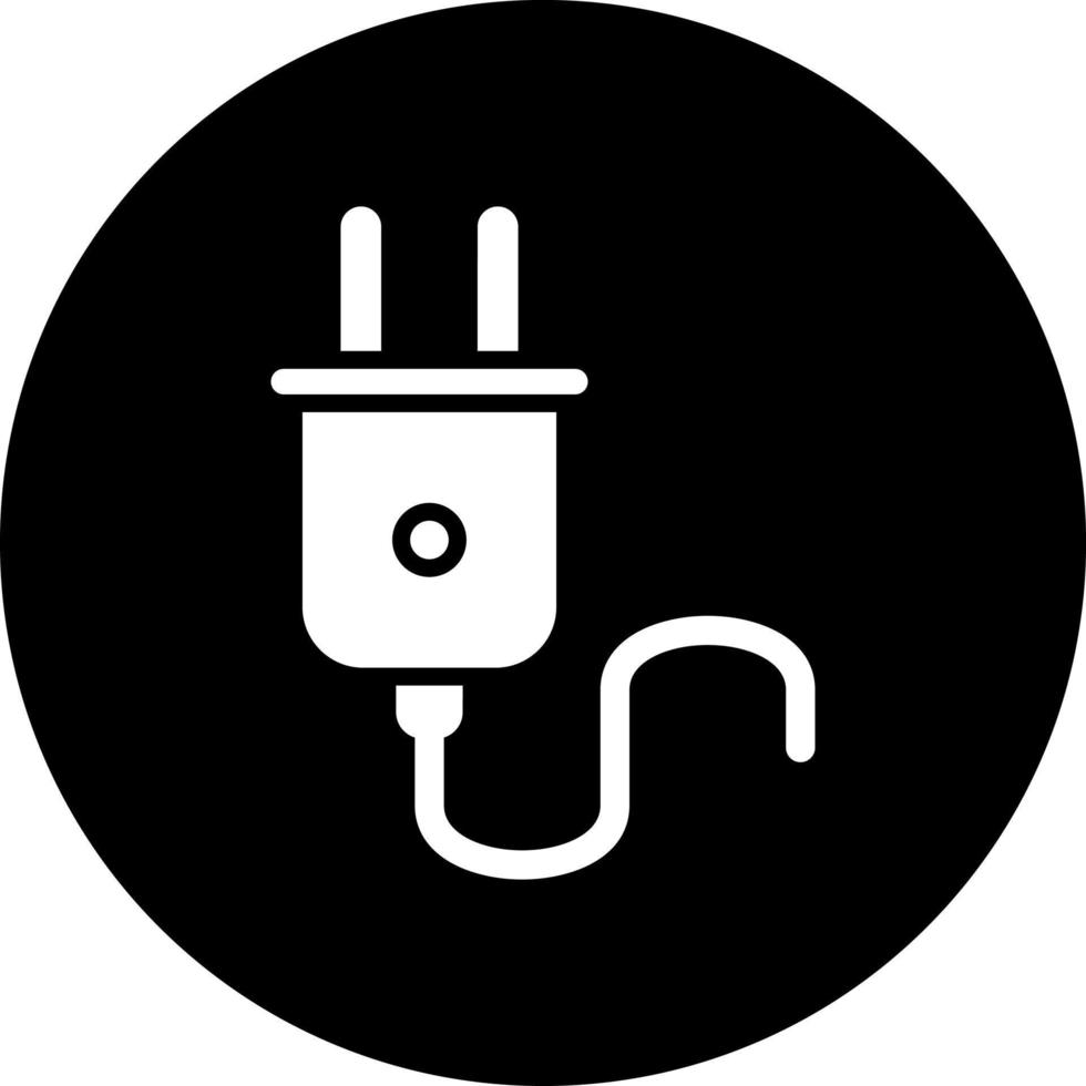 Power Plug Vector Icon Style