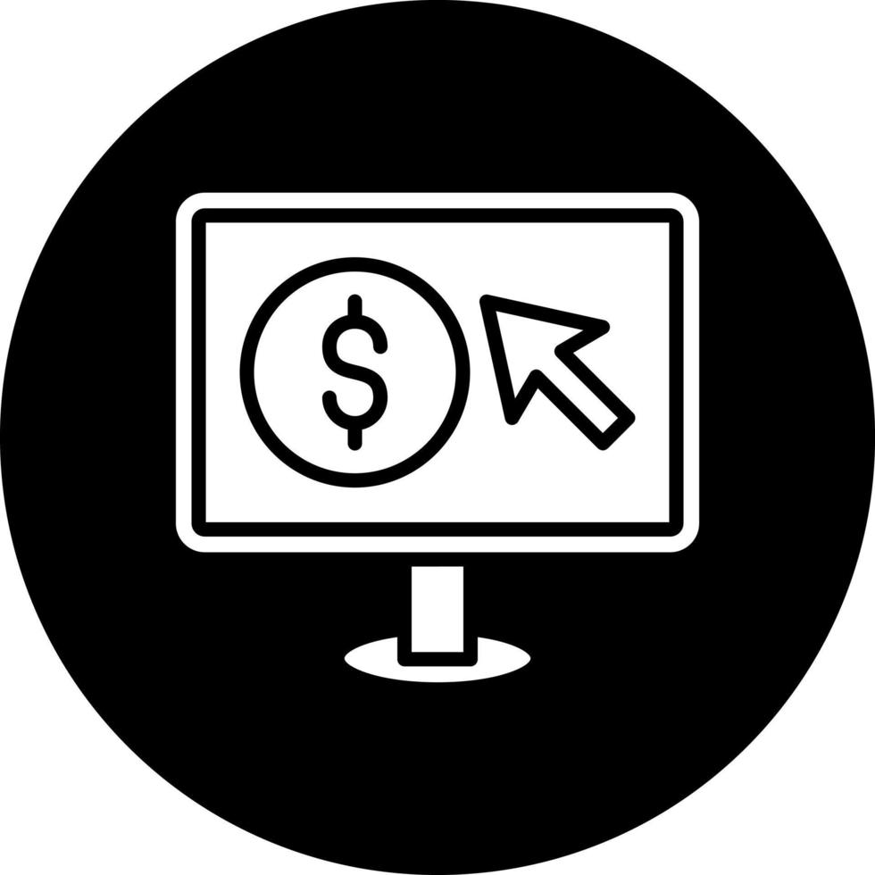 Pay Per Click Vector Icon Style