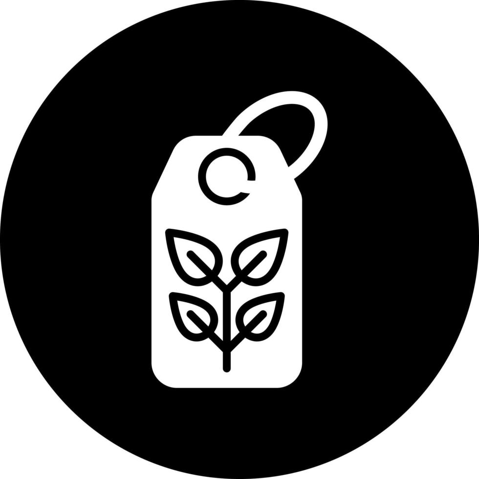 Eco Tag Vector Icon Style