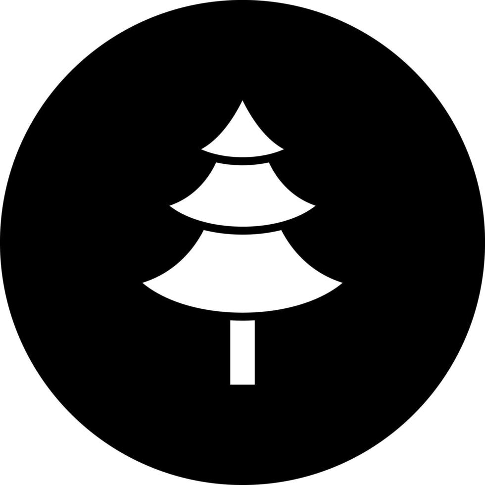 pino árbol vector icono estilo