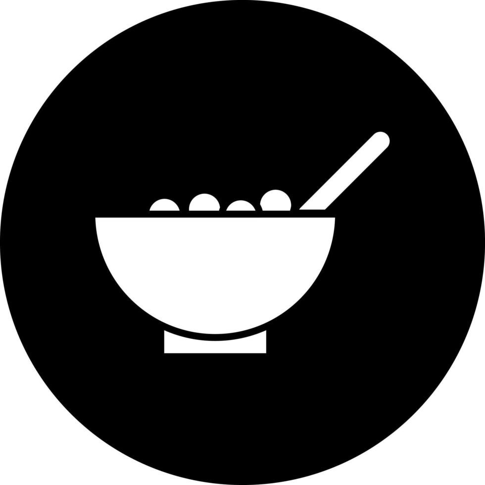 Cereal Bowl Vector Icon Style