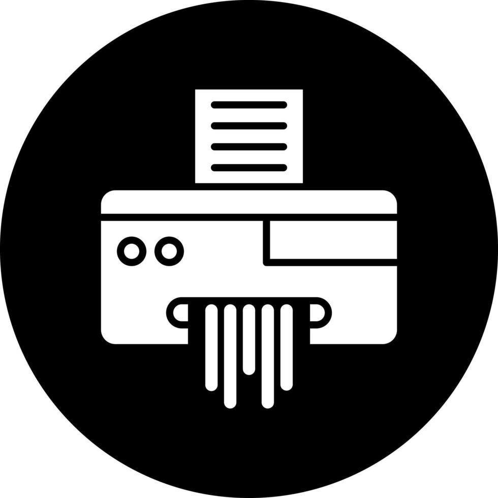 Paper Shredder Vector Icon Style