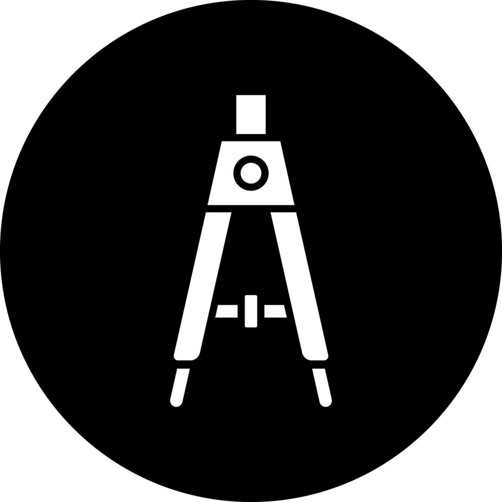 Brújula vector icono estilo