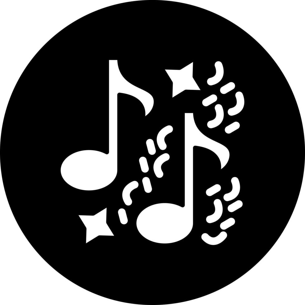 Musical Notes Vector Icon Style