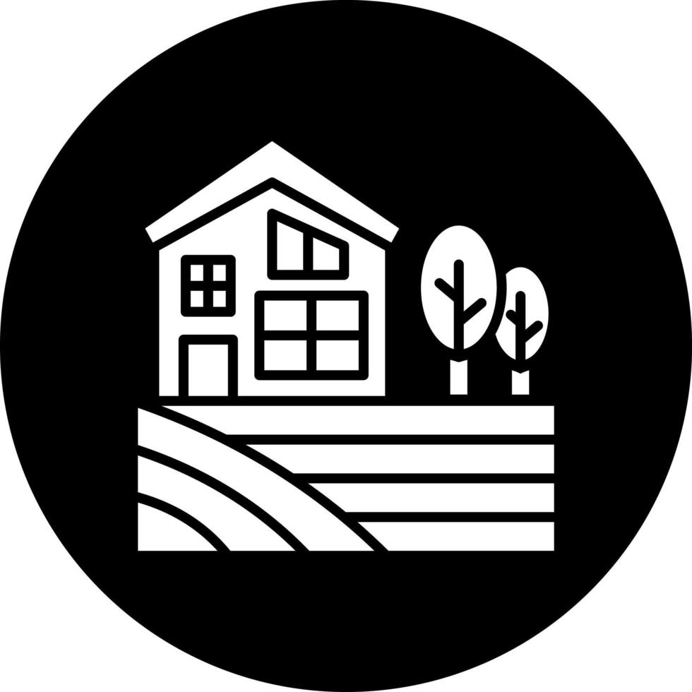 Village Vector Icon Style