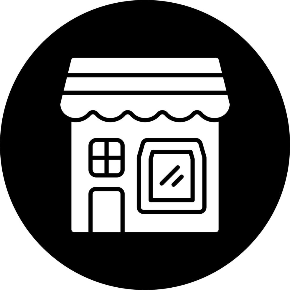 Tienda vector icono estilo