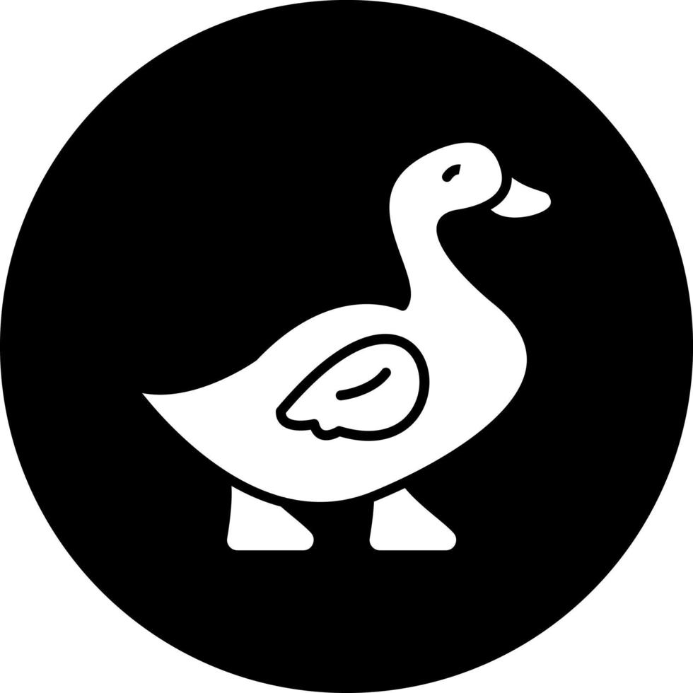 Pato vector icono estilo