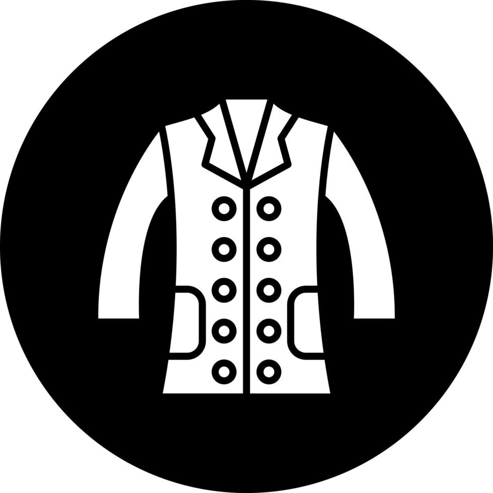 Lab Coat Vector Icon Style