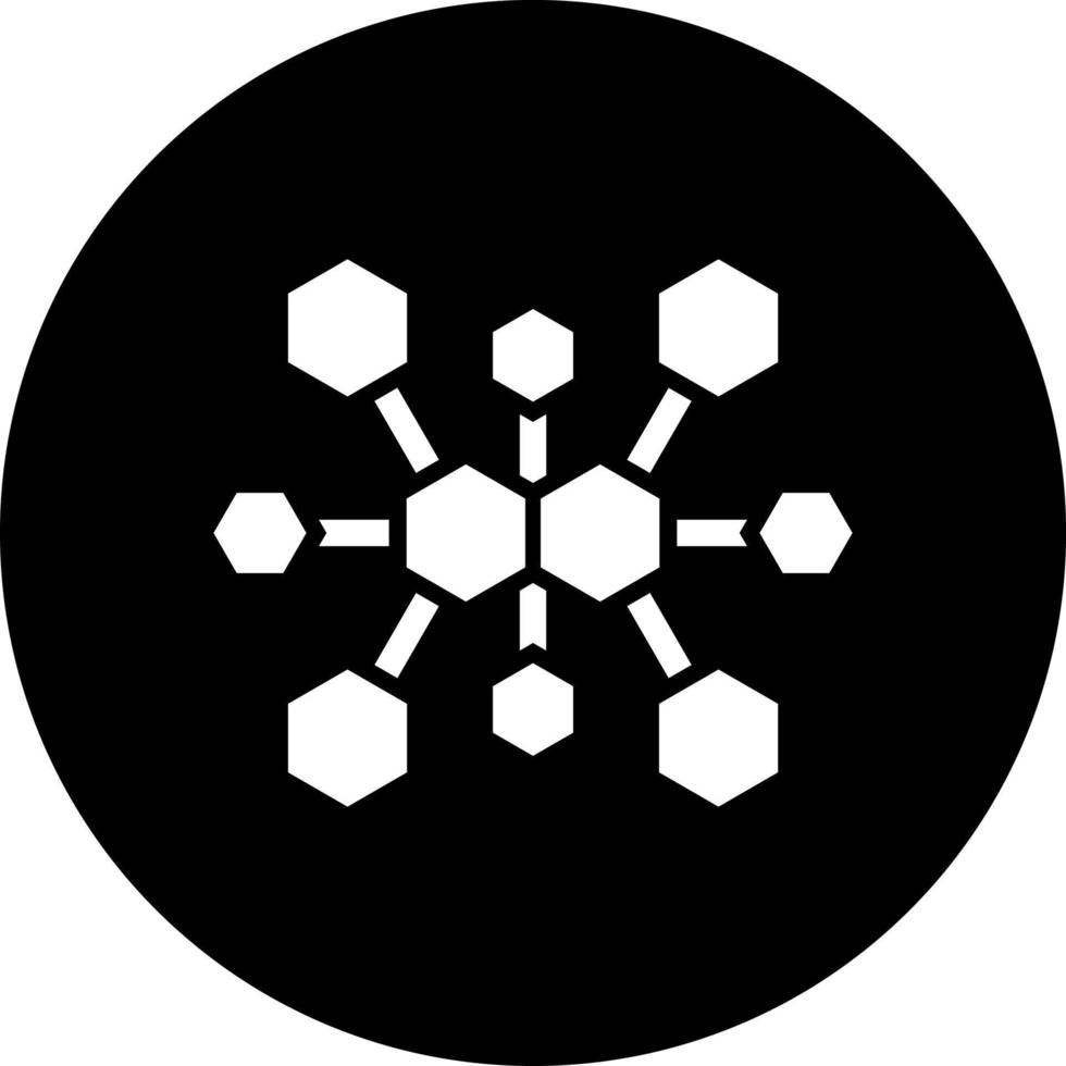 Molecule Vector Icon Style