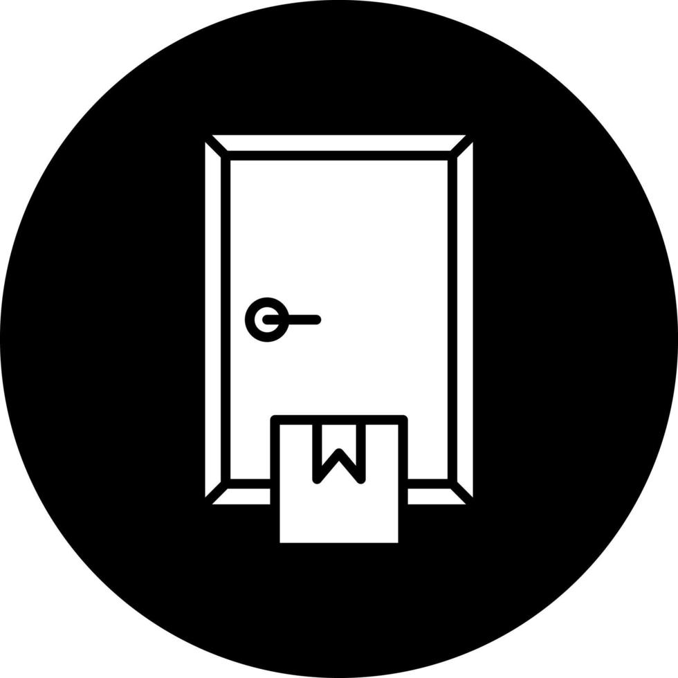 Door Delivery Vector Icon Style