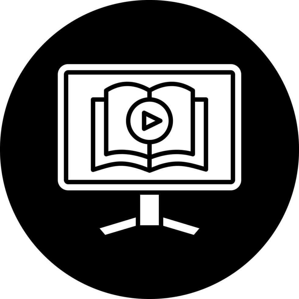 Video Tutorial Vector Icon Style
