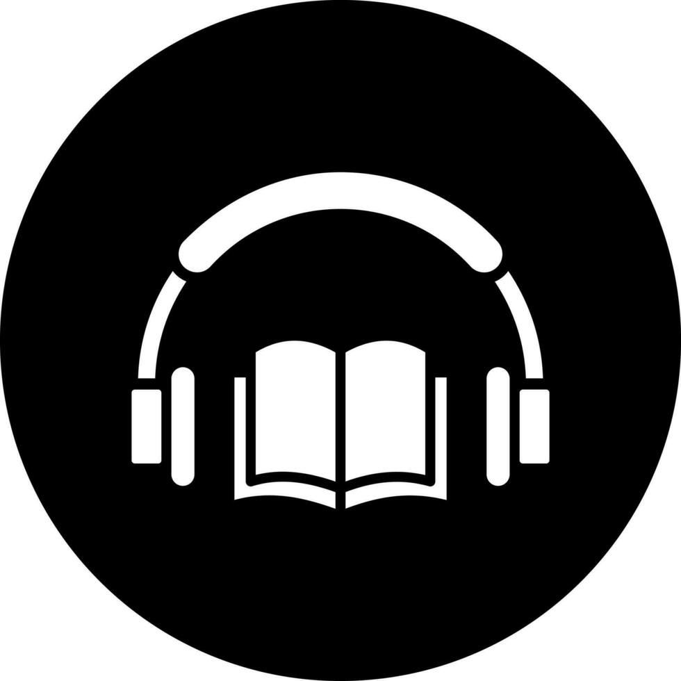 audio libro vector icono estilo