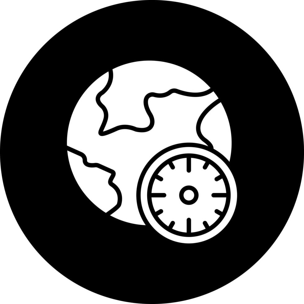 Time Zone Vector Icon Style
